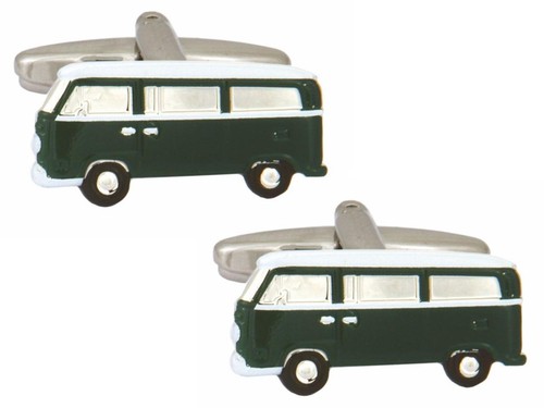 Green white camper van - green, &