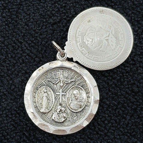 Vintage virgin mary and rose - and,