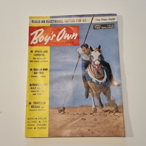 Boys own paper magazine april - own,
