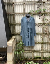 Ladies Dress Zuza Bart Blue Wool Jumper Dress Mohair Merino NEW Size UK 14,16