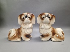 Vintage pair mantle - vintage, dogs