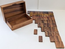 Wooden Double 9 Dominoes Nine
