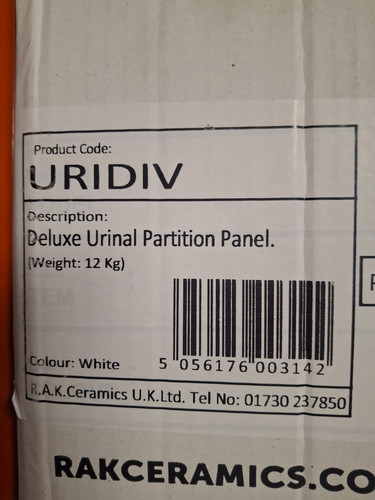 Rak urdiv deluxe urinal - deluxe,