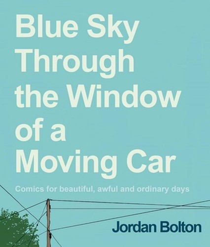 Blue sky through - blue, window