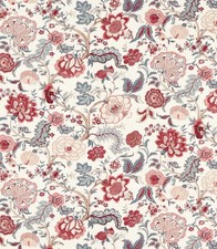 Sanderson Curtain Fabric 'SALISBURY JACOBEAN' 3.6 METRES MADDER ROSE 100% Hemp
