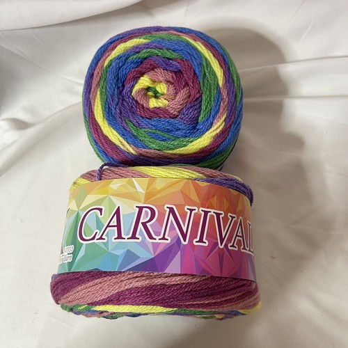 200g knitco carnival aran - x,