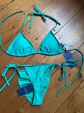 Jack Wills green bikini, M top & S bottoms. New unworn