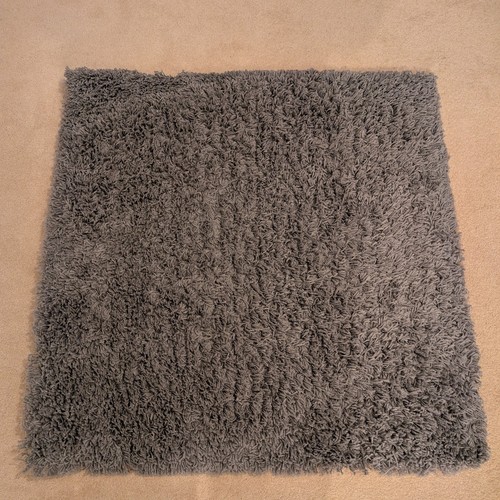 Ikea hampden grey rug 80x80cm - grey,