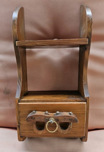Vtg shelf curio display - vtg, 2