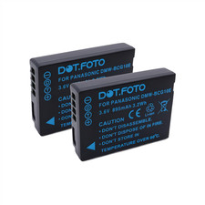 2x DMW-BCG10 Battery for