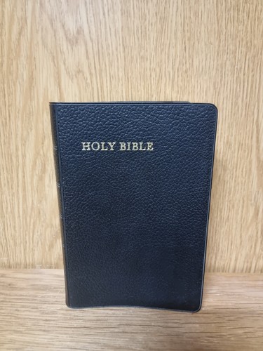 Vintage leather holy - holy, bible