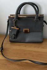 Dune London, Black Handbag – Gold Fittings – NEW 