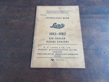 Lister HR2 HR3 1975 Instruction Book Manual
