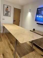 GALLERY INTERIORS MILANO 6-8 SEATER EXTENDING SCANDI DINING TABLE IN OAK