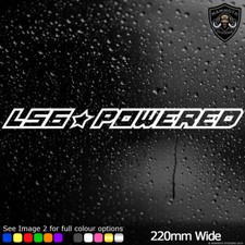 LS6 Powered Sticker Car Window