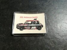 REBECCA SMITH 391 Brisca MINI stock car pin badge NEW 