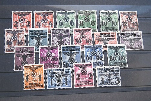 German stamps 1940 third - german, stamps.