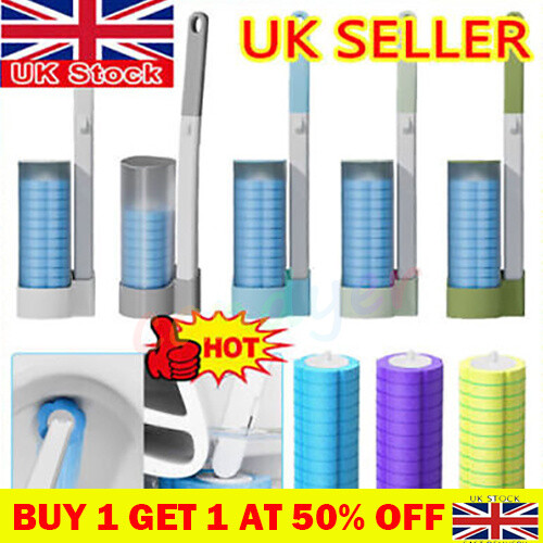 Disposable toilet brush set - toilet,