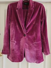 Minkpink Pink Velvet Trouser Suit - S