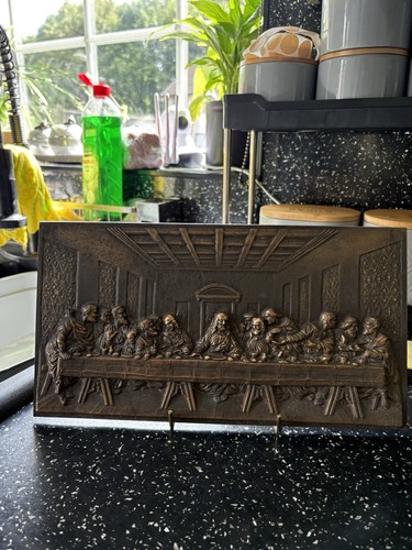 Rare large antique cast iron - large,
