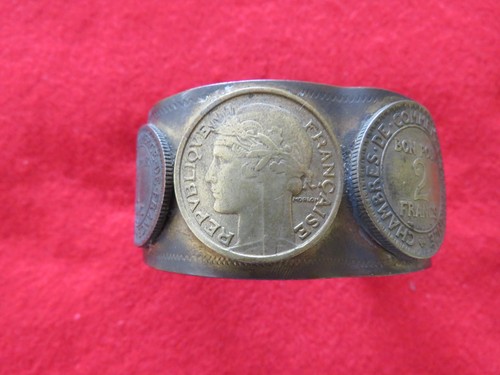 Vintage french republic coins - french,