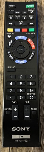 Genuine sony yd087 led tv - genuine, rm-yd087