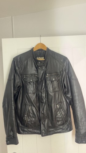 Schott goatskin leather jacket - goatskin,