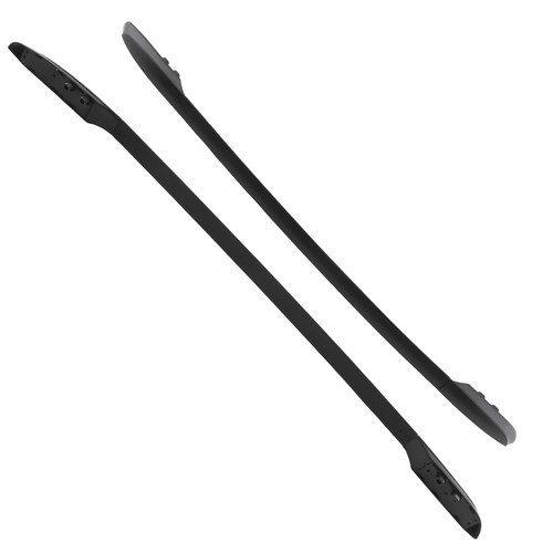 Black aluminium roof rails - black,