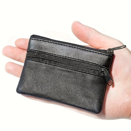 Leather mini coin - mini, unisex