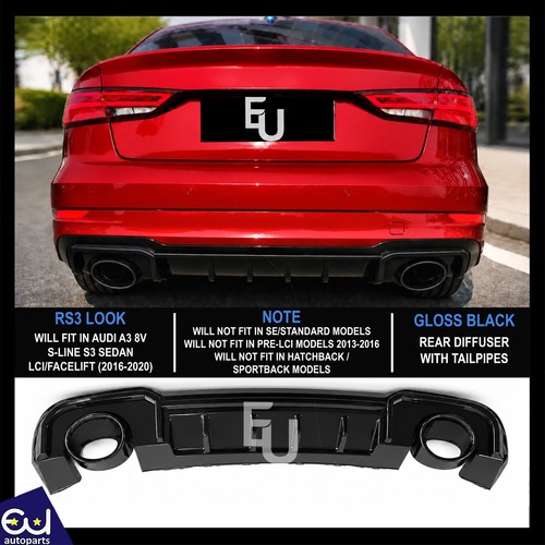 For audi line 8v sedan - a3, s-line