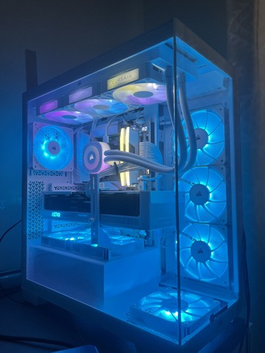 All white gaming - white,
