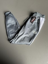 McKenzie Men’s Size S Joggers New with Tags Never Worn Grey/White Stripe Logo