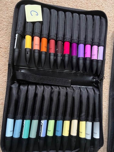 Letraset tria markers - markers, 24