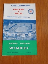 England v Wales. 30th March