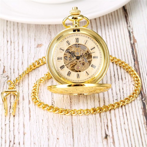 Men mechanical pocket watch - men's,