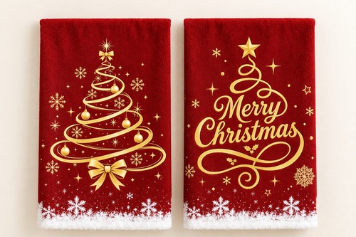 Set red gold christmas - set,