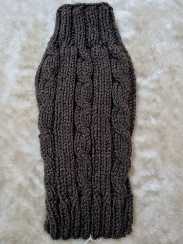 Long hand knitted - hand,