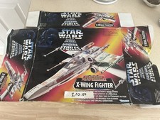 Star Wars 1995 Electronic X-Wing Fighter by Kenner With Original Box