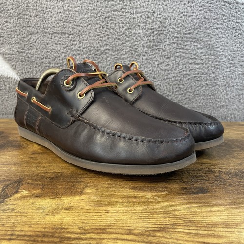 Barbour capstan brown leather - barbour, -brown