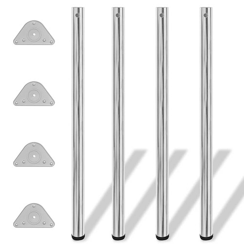 Vidaxl table legs chrome - vidaxl,