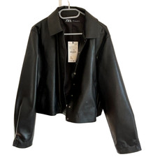 New with Tag  Zara Black Faux