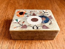 Marble Jewellery Box With Semi
