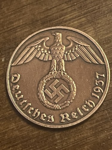 1937 one pfennig german - one, 3rd