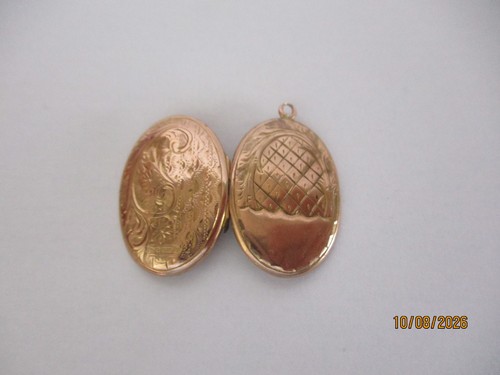 Edwardian 9ct rose gold double - edwardian,