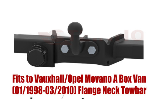 Flange neck tow bar - flange,