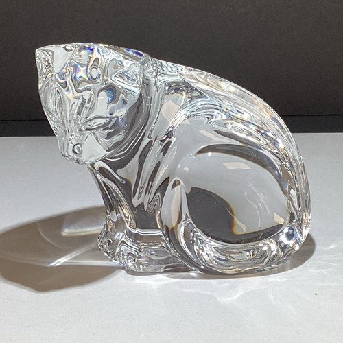 Waterford crystal cat - crystal,