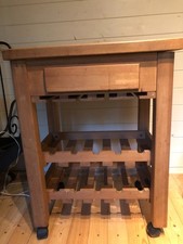 Habitat solid beech butchers