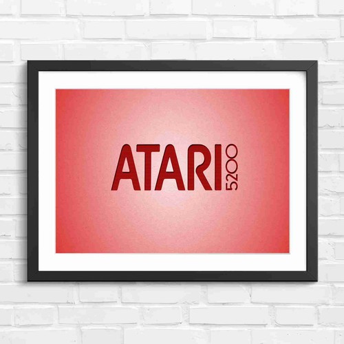 Atari 5200 red text - logo,
