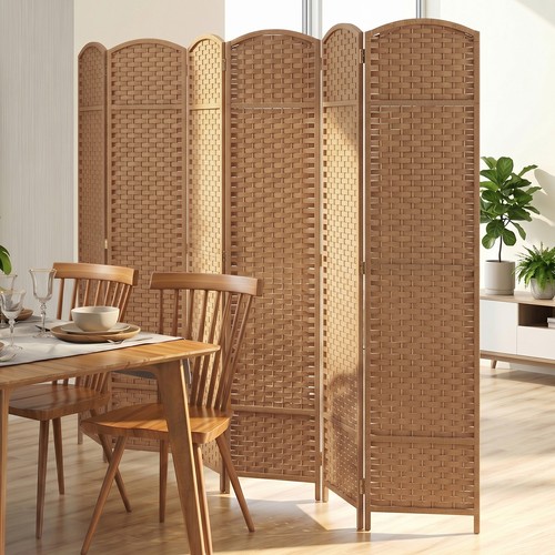 Panel room divider - 6-panel,
