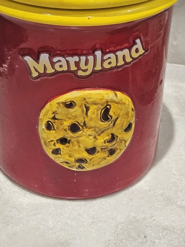 Maryland ceramic cookie jar - cookie,